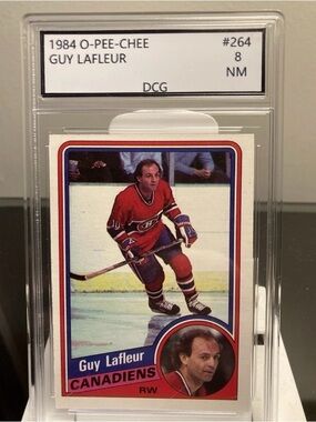 1984 Guy Lafleur Hockey Card - Red
